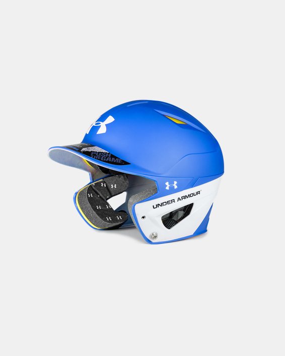 Adult UA Converge Matte Two Tone Batting Helmet, Blue, pdpMainDesktop image number 0